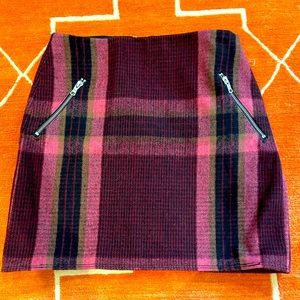 Plaid Gap Mini Skirt